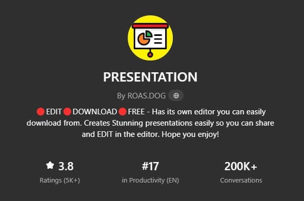 Presentation